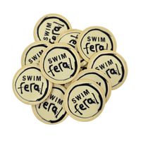 Swim Feral Woven Badge