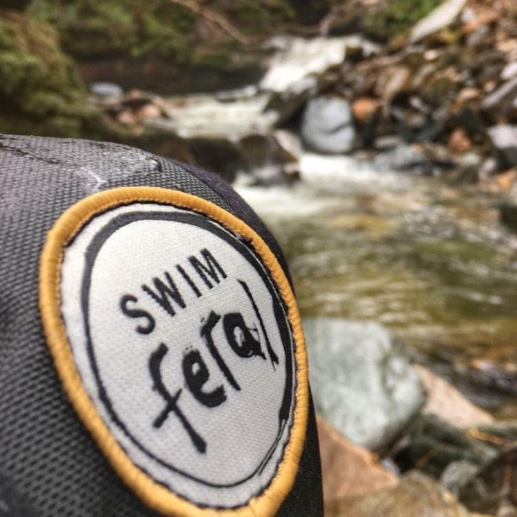 Swim Feral Woven Badge