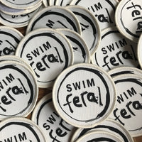 Swim Feral Woven Badge